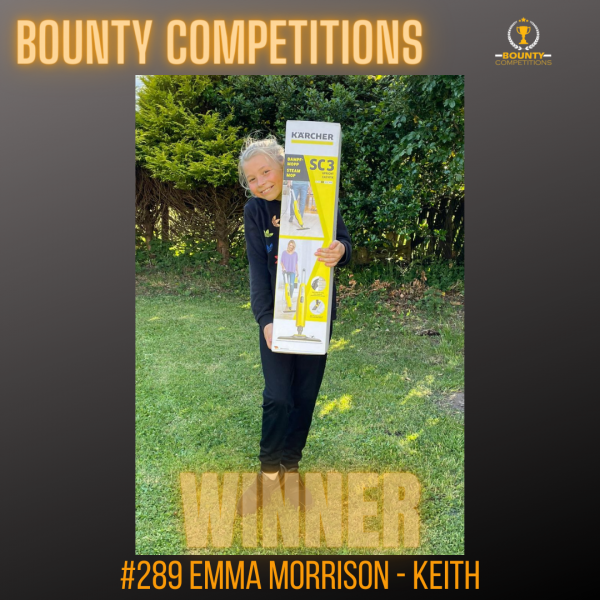 Won the Karcher SC 3 Upright Steam Mop!!