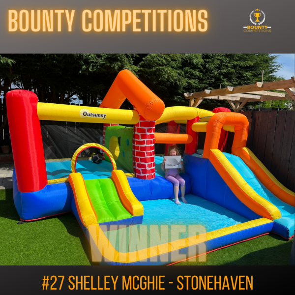 Won the Outsunny 4 in 1 Kids Bouncy Castle & Microsoft Surface Laptop Go 2!!