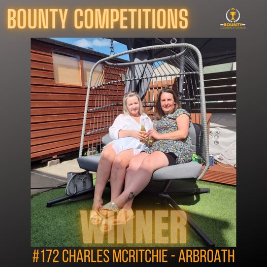 Won a Grey Garden Folding Double Egg Swing Chair!!