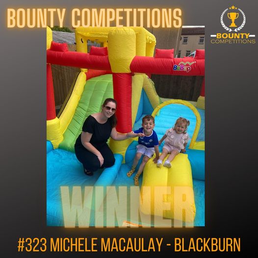 Won the Bebop Fortress Bouncy Castle and waterslide Combo #2!!