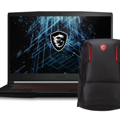 MSI GF63 Thin Core i7-11800H 8GB 512GB SSD 15.6 Inch 144Hz GeForce RTX 3050 Ti Windows 10 Gaming Laptop + Backpack #2 (DRAWN 15.08.22)