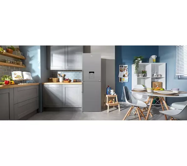 BEKO Pro HarvestFresh CFP3691DVS 50/50 Fridge Freezer - Matte Silver #3 (DRAWN 16.09.22)