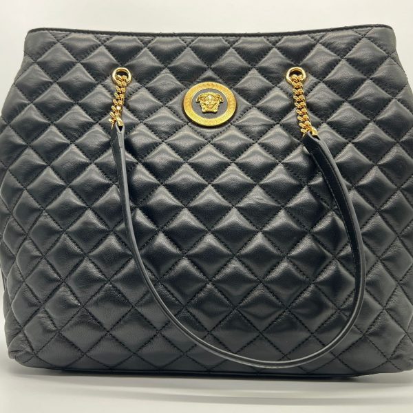 Versace La Medusa Leather Quilted Tote Bag (OR £500 CASH ALT) (DRAWN 03.09.22)