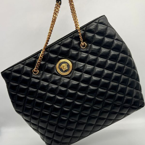 Versace La Medusa Leather Quilted Tote Bag (OR £500 CASH ALT) (DRAWN 03.09.22)