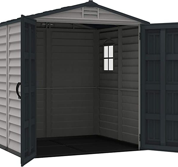 Duramax StoreMate 6′ x 6′ Plastic Garden Shed with Floor & Window #2 (DRAWN 19.08.22)