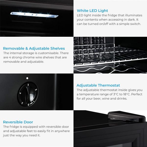 Subcold Super85 LED – Under-Counter Fridge with Lock and Key #4 (DRAWN 10/08/22)