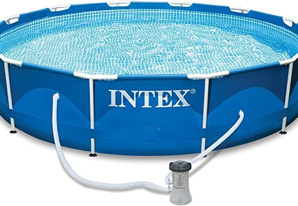 Intex 28212UK Metal Frame Pool Set, Blue, 12 ft #2 (DRAWN 10/08/22)