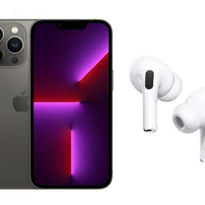 APPLE iPhone 13 Pro 128 GB, Graphite and APPLE AirPods Pro (DRAWN 19.08.22)