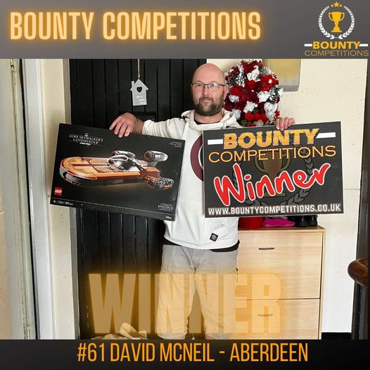 Won the LEGO Star Wars Luke Skywalker’s Landspeeder UCS Set 75341!!