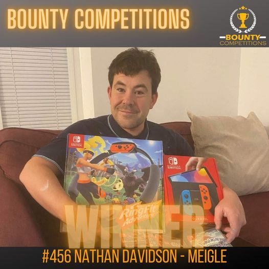 Won the Nintendo Switch OLED and Games Bundle #3!!