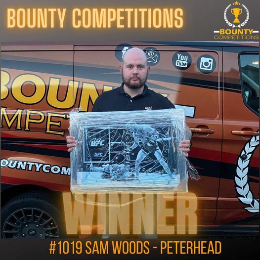 Won the CONOR MCGREGOR SIGNED UFC MITT DISPLAY!!