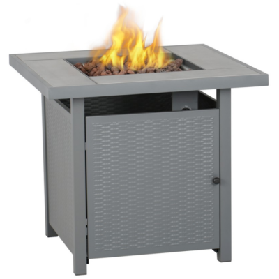 **TWO WINNERS** Outdoor Gas Flame Fire Pit Table (DRAWN 12.08.22)