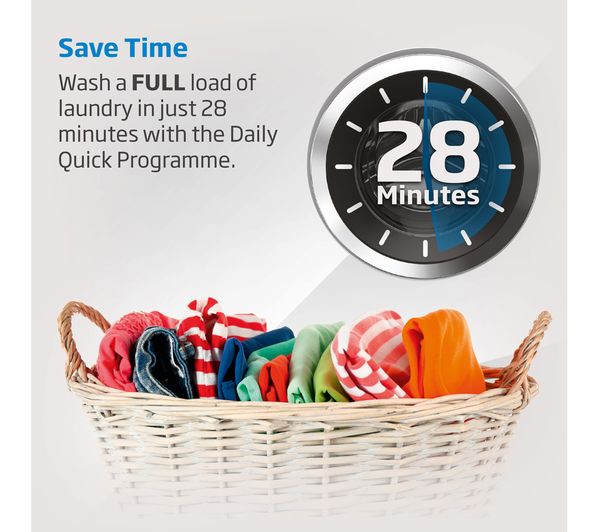 BEKO Pro AquaTech B5W5941AG Bluetooth 9 kg 1400 Spin Washing Machine – Graphite #2 (DRAWN 29.08.22)