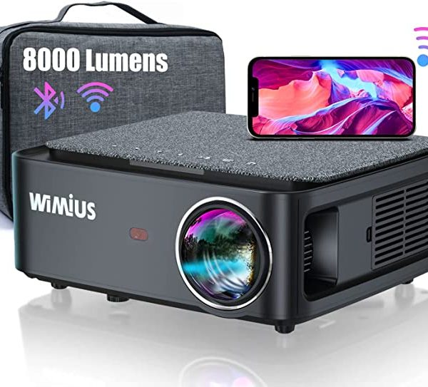 Bluetooth Projector, 8000 Lumen Video Projector Native 1920x1080 Full HD (DRAWN 23.09.22)