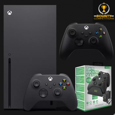 Xbox Series X Console with Black Wireless Controller and Venom Twin Charging Dock (DRAWN 09.09.22)