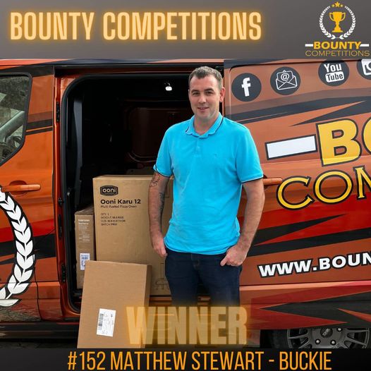 Won the Ooni Karu 12 Outdoor Pizza Oven & Ooni 12″ Perforated Pizza Paddle!!