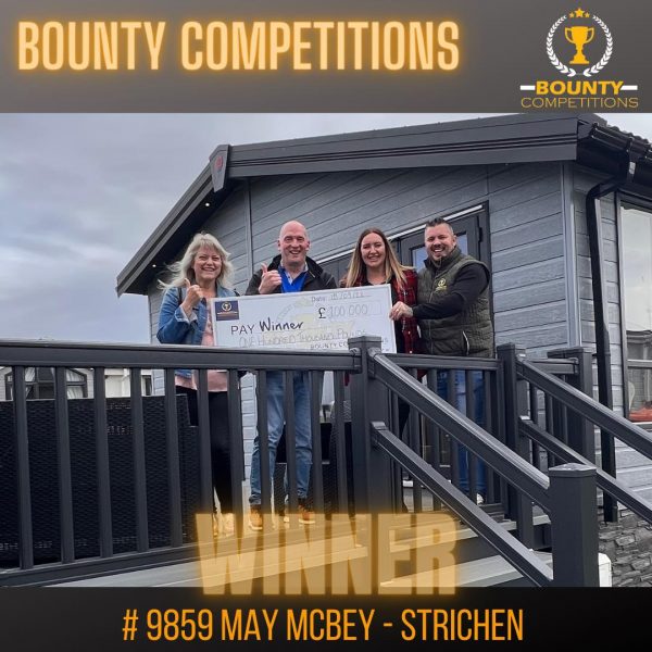 Won the Rivendale Double Lodge at Royal Arch Riverside Park discussing with her husband they decided £100K !!