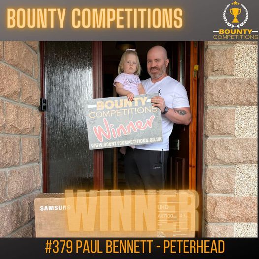 Won the Samsung AU7100 43 Inch 4K HDR Smart TV!!