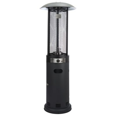 Outdoor Freestanding Gas Patio Heater In Black (DRAWN 09.09.22)