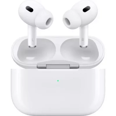 The new APPLE AirPods Pro (2nd generation) with MagSafe Charging Case - White (DRAWN 12.10.22)