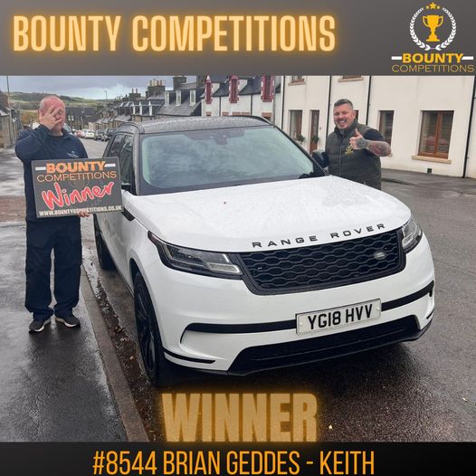 Won the Range Rover Velar D180!!