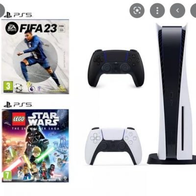 PlayStation 5, Black Controller, LEGO Star Wars & FIFA 23 Bundle (DRAWN 14.10.22)