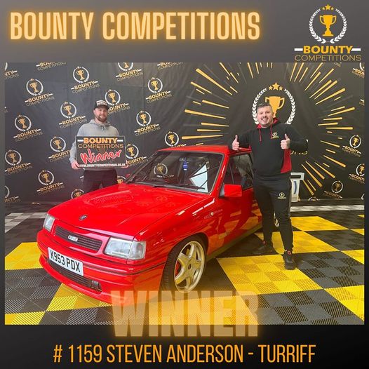 Won the 1992 Vauxhall Nova GSI Replica with Saab turbo engine!!