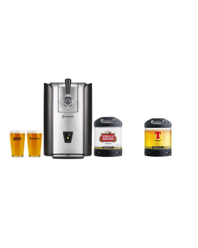 Philips PerfectDraft Pro Glass and 2 Keg Bundle 2 (DRAWN 12.11.22
