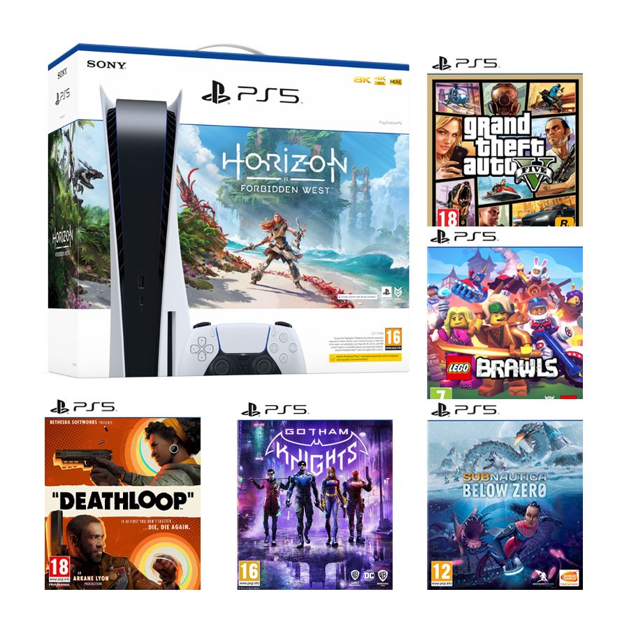 🔴PlayStation 5 – Horizon Forbidden West Bundle with Gotham Knights ...