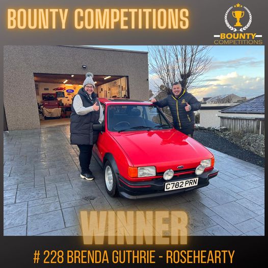 Won The RE-RUN Classic Ford Fiesta 1986 MK 2 xr2!!