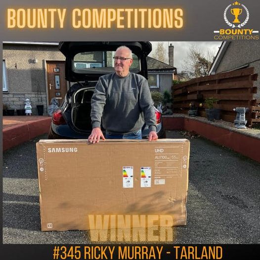 Won The SAMSUNG UE55AU7100KXXU 55″ Smart 4K Ultra HD HDR LED TV!!