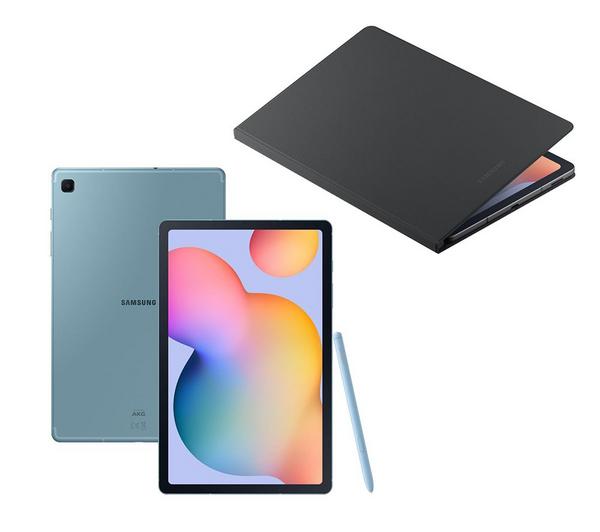 samsung galaxy tab s6 lite 10.4 tablet & book cover bundle