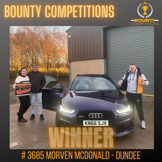 Won The Audi RS6 4.0 V8!!