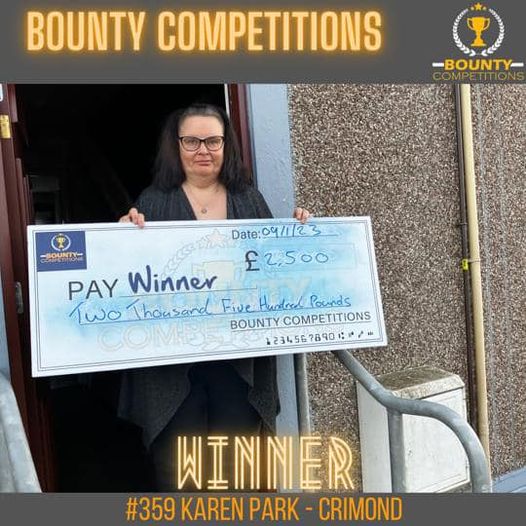 Won The Quickie winners – £2.5K FOR 70p!!