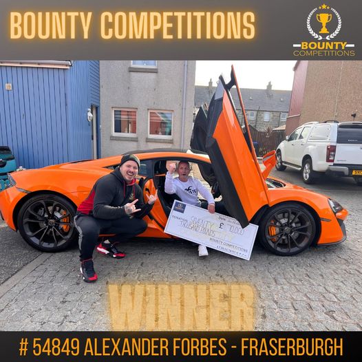 Won The McLaren 540c and took the £70K Cash alternative!!