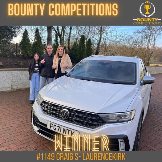 Won The Volkswagen T Roc R TSI 4 Motion!!