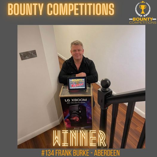 Won The LG ON5 XBOOM Bluetooth Megasound Party Hi-Fi System – Black!!