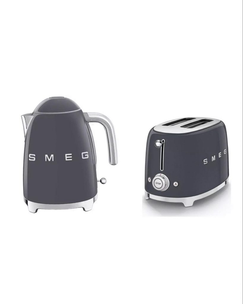 Smeg Kettle and Toaster Set Slate Grey (DRAWN 15.03.23) Bounty