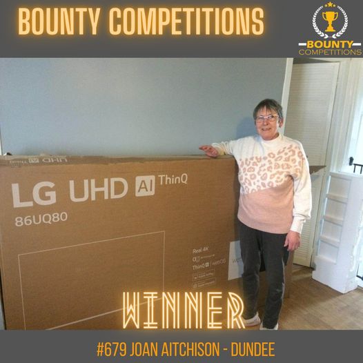 Won The LG 86UQ80006LB 86″ Smart 4K Ultra HD HDR LED TV with Google Assistant & Amazon Alexa!!