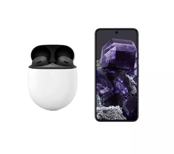 GOOGLE Pixel 8 (128 GB, Obsidian) & Pixel Buds Pro Bundle (DRAWN