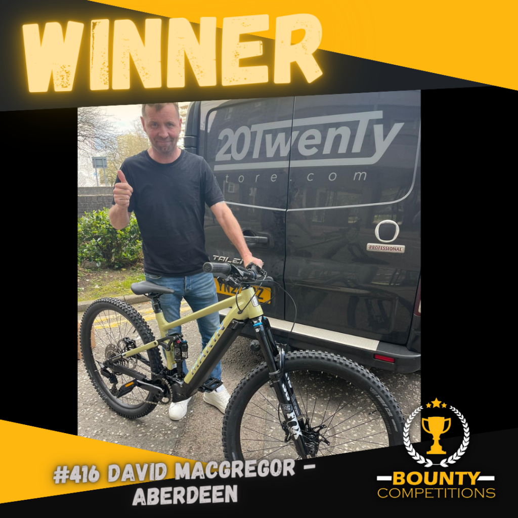 Won The MARIN RIFT ZONE E2 EBIKE – Bounty Competitions