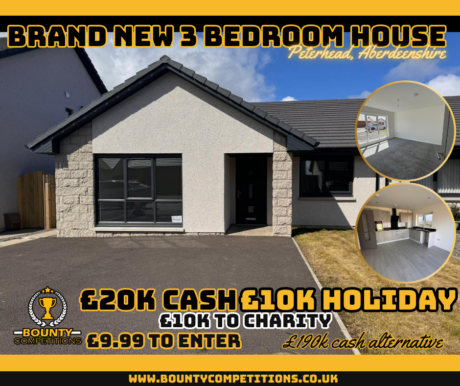 🏠BRAND NEW 3 BEDROOM HOUSE - £20K CASH - £10K HOLIDAY - £10K TO CHARITY 🏠