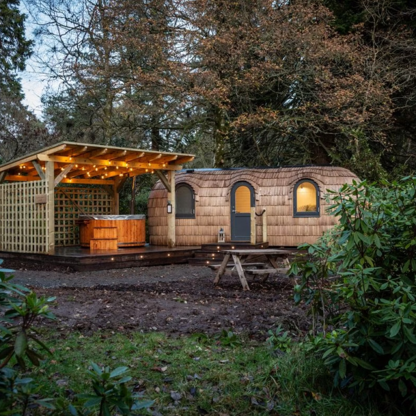 Culdees Castle Estate Two Night Luxury Large Glamping Lodge Stay for Two 🩷
