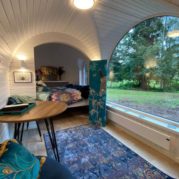 Culdees Castle Estate Two Night Luxury Large Glamping Lodge Stay for Two 🩷