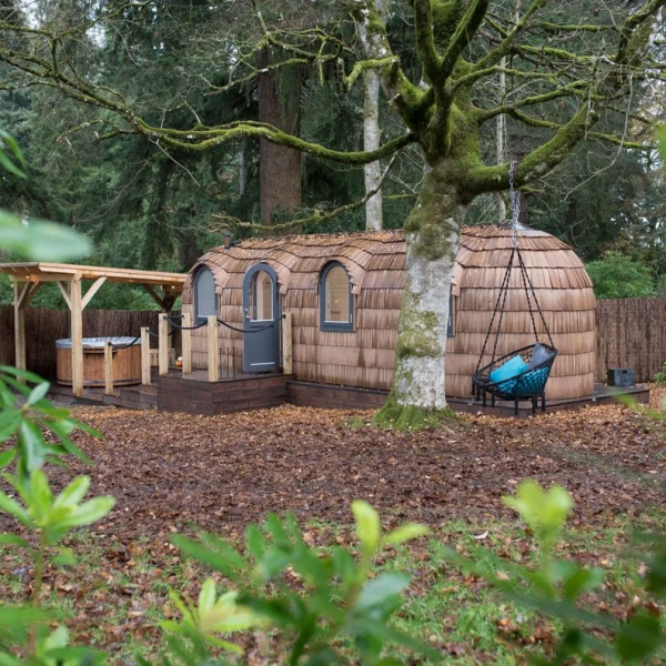 Culdees Castle Estate Two Night Luxury Large Glamping Lodge Stay for Two 🩷