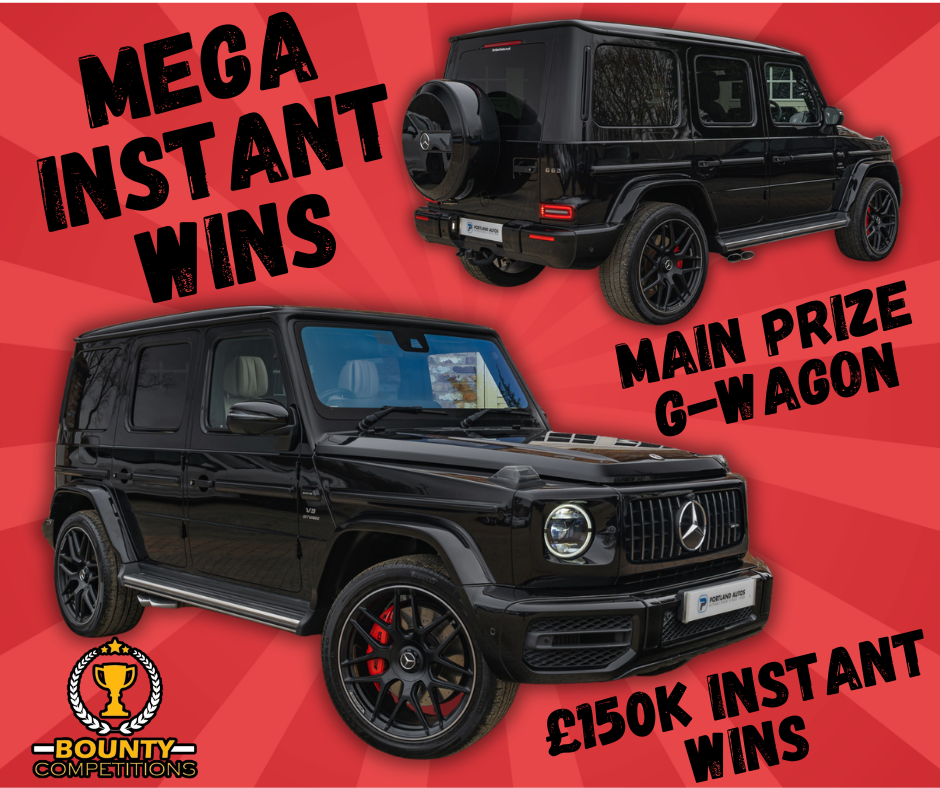 💷MEGA INSTANT WINS - GWAGON - £150K CASH INSTANTS 💷