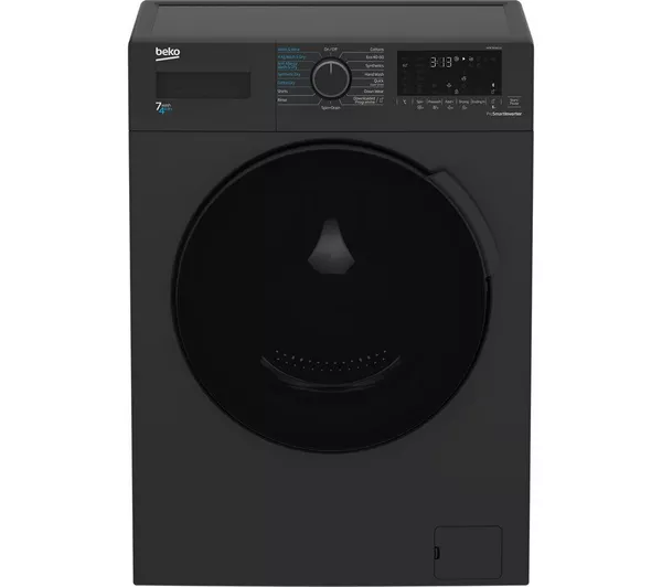 Won BEKO WDK742421A Bluetooth 7 kg Washer Dryer – Black