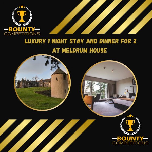 Won Luxury Break in an Estate Superior Room with Dinner for Two at Meldrum House