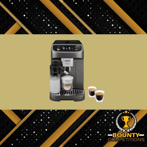 Won ☕ DELONGHI Magnifica Plus Bean to Cup Coffee Machine – Titanium Black ☕