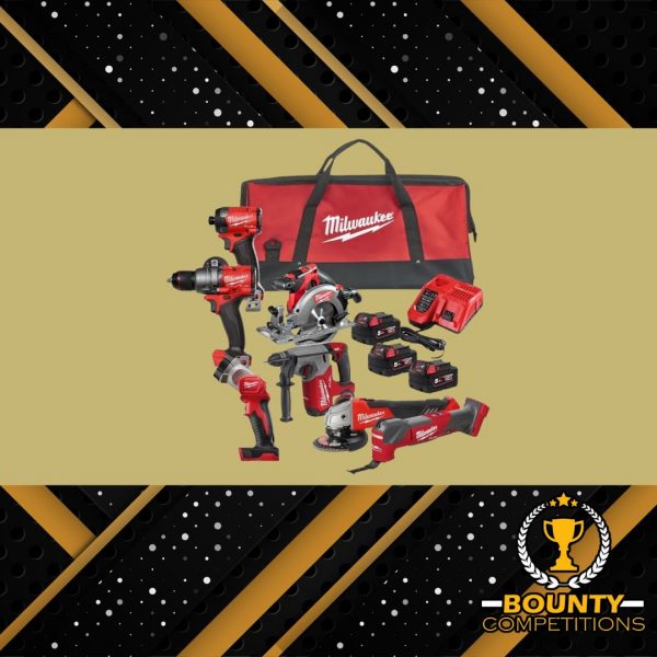 Won 🔨 Milwaukee 7 Piece Tool Bundle 🔨